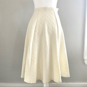 J.O.A Los Angeles Cream Full Skirt